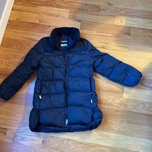 Reima size 10 girls down insulated winter jacket, black